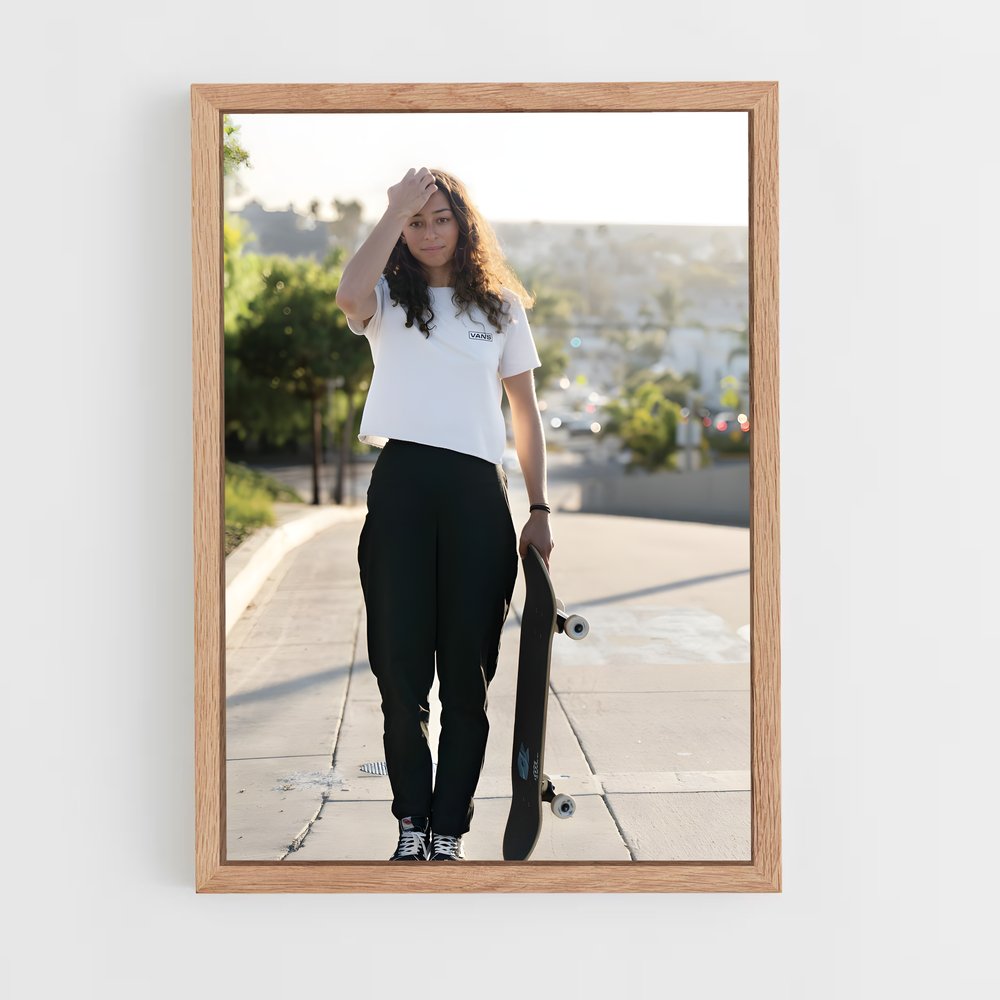 Poster Ride with Lizzie – affiche Skateboard (vue 4)